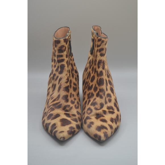 Aquazzura Fierenze Vero Cuoio Womans Leopard Pump Boot Calf Hair SZ 39 - Picture 2 of 7